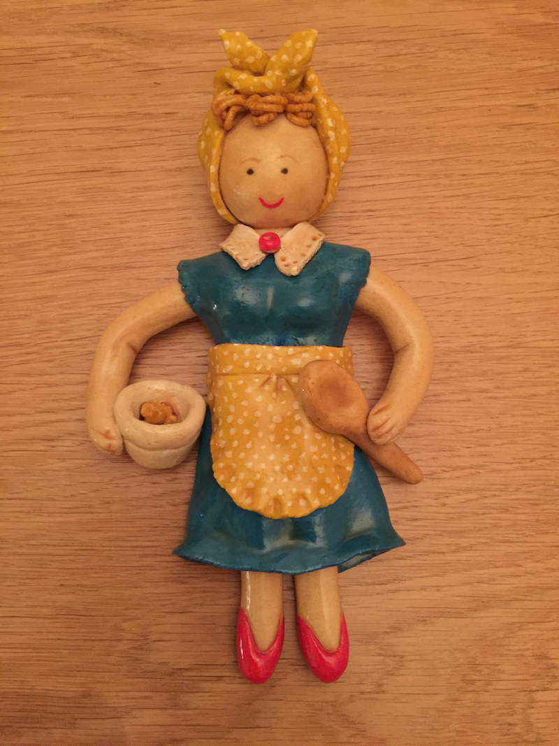 salt dough cook (blue)